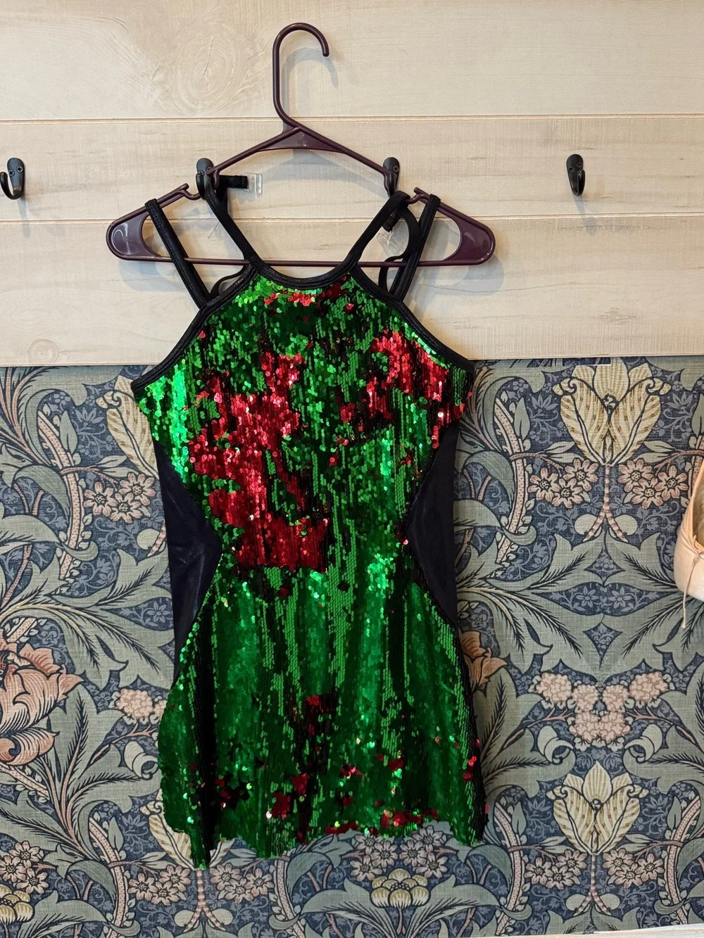 NEW! A Wish Come True St. Nick Swing Jazz tap holiday dance costume sequin dress